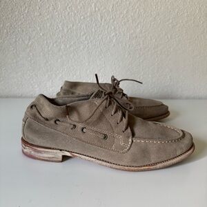 Vintage Shoe Company Lydia 4-Eye Tie Hi Boat Shoe sz 8.5
